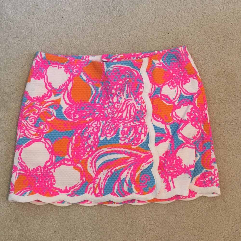 Lilly Pulitzer scallop Michelina skort